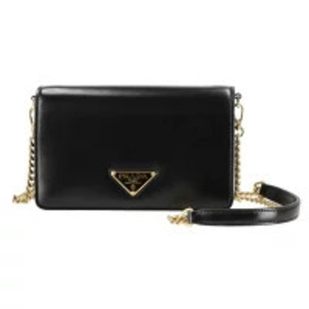 PRADA leather chain shoulder bag